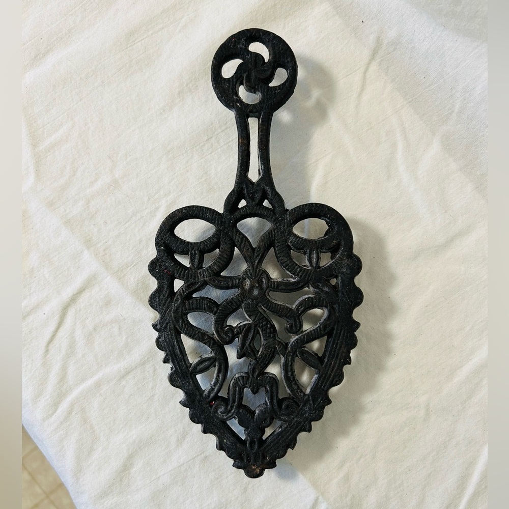 ! Cast Iron Trivet, Vintage 1948, purchased NEW.